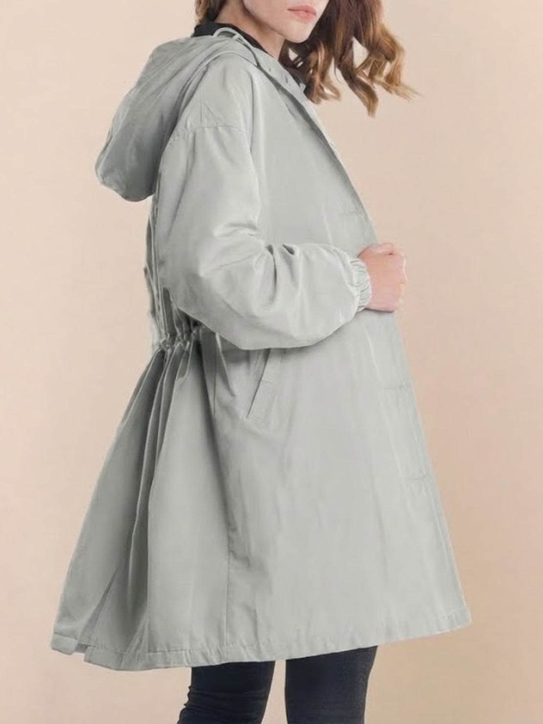 Kurtka Przeciwdeszczowa Rain Couture - Modna, Oversized i Wodoodporna