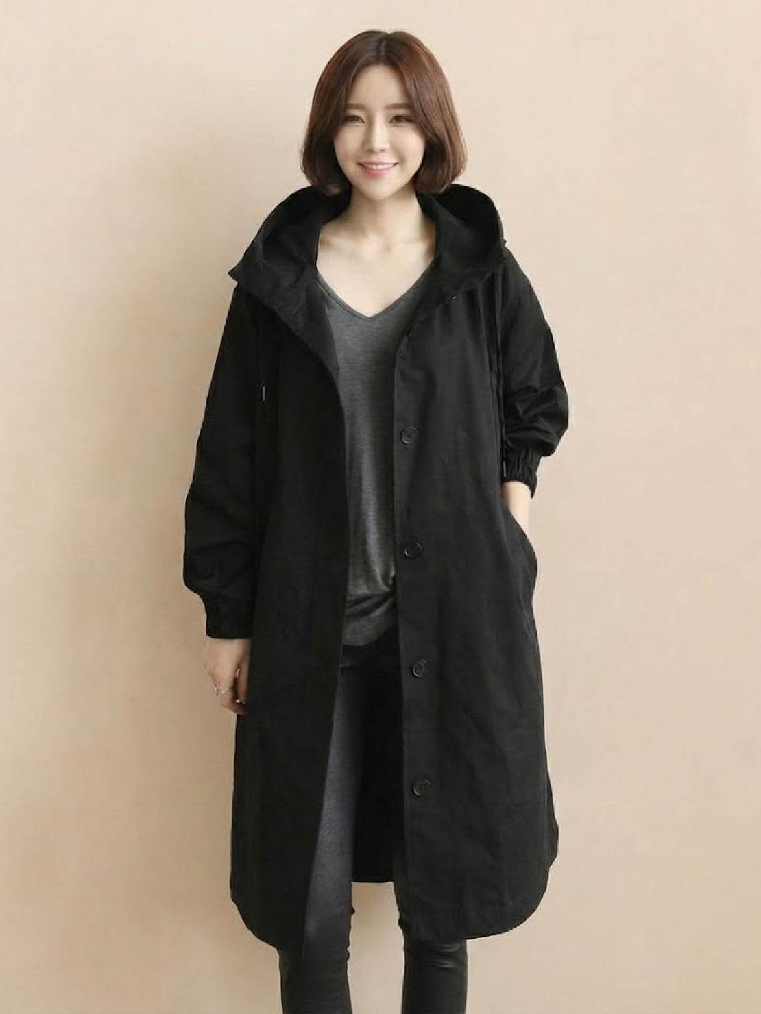 Kurtka Przeciwdeszczowa Rain Couture - Modna, Oversized i Wodoodporna