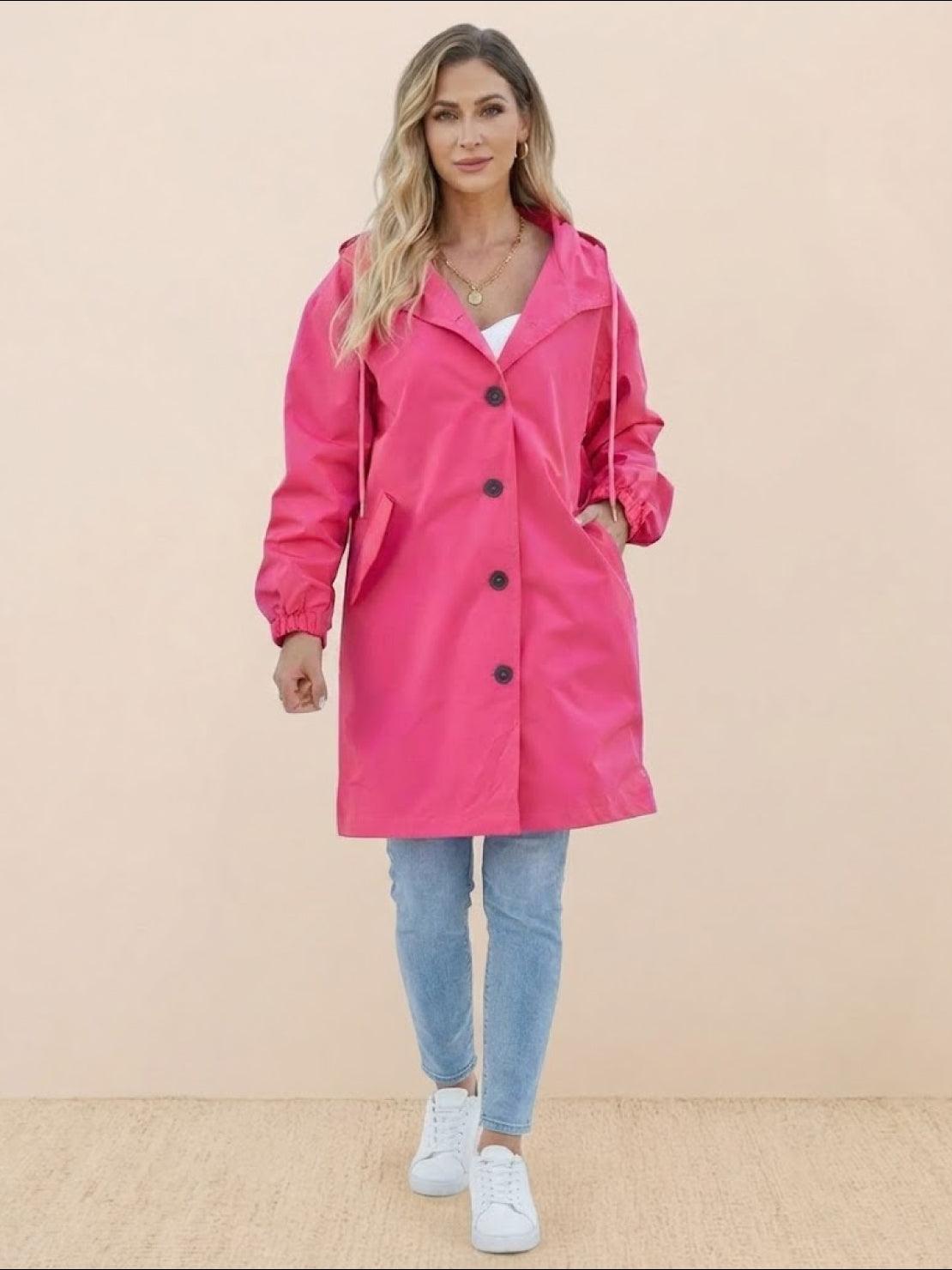 Kurtka Przeciwdeszczowa Rain Couture - Modna, Oversized i Wodoodporna