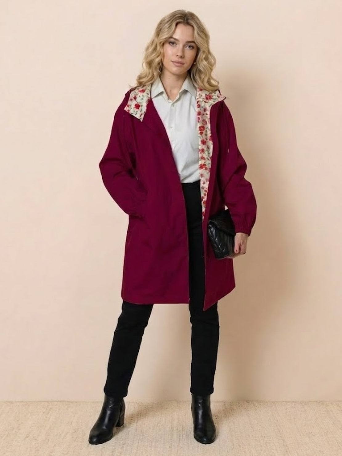 Kurtka Przeciwdeszczowa Rain Couture - Modna, Oversized i Wodoodporna