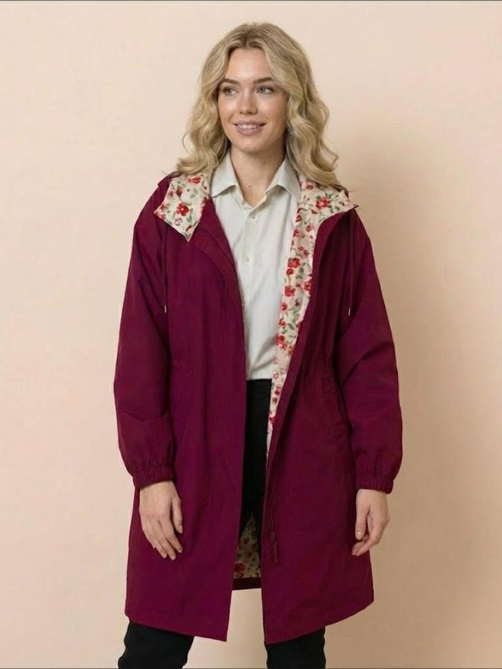 Kurtka Przeciwdeszczowa Rain Couture - Modna, Oversized i Wodoodporna