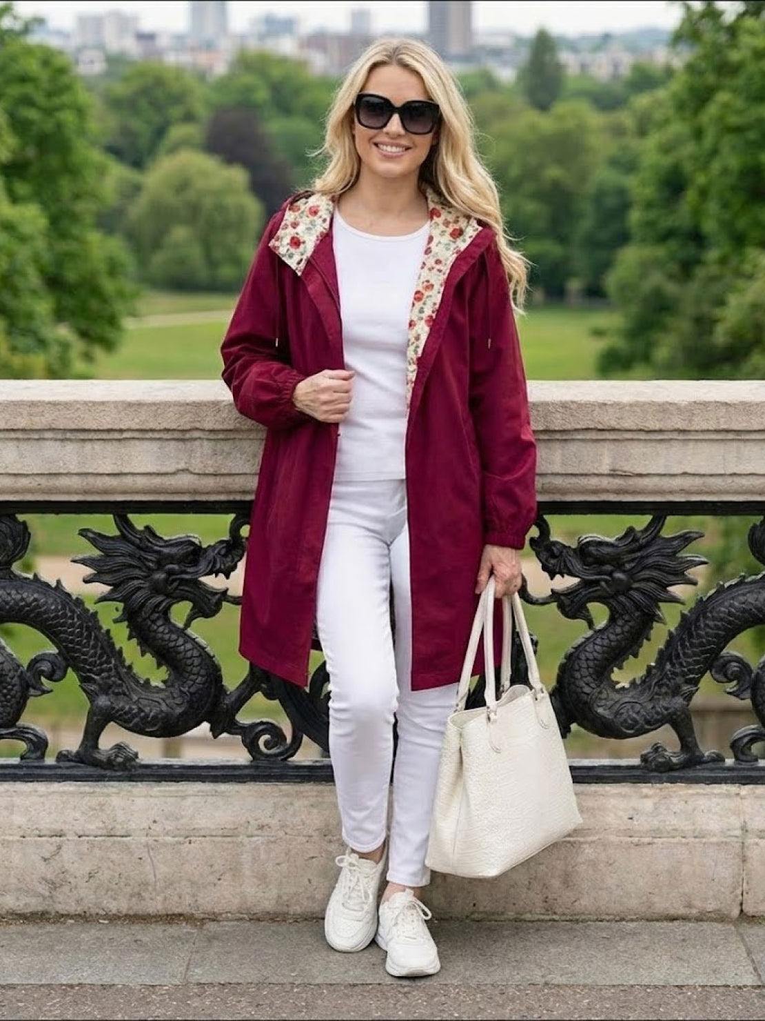 Kurtka Przeciwdeszczowa Rain Couture - Modna, Oversized i Wodoodporna