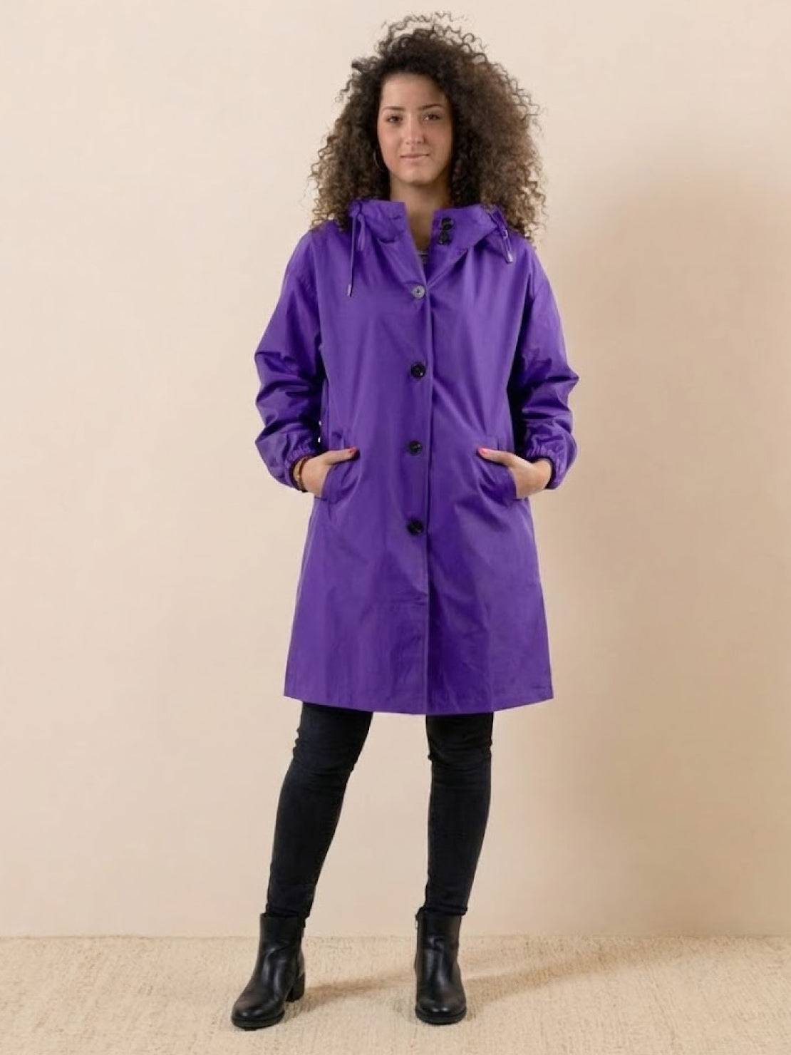 Kurtka Przeciwdeszczowa Rain Couture - Modna, Oversized i Wodoodporna