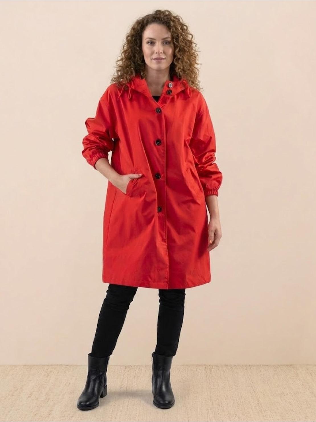 Kurtka Przeciwdeszczowa Rain Couture - Modna, Oversized i Wodoodporna