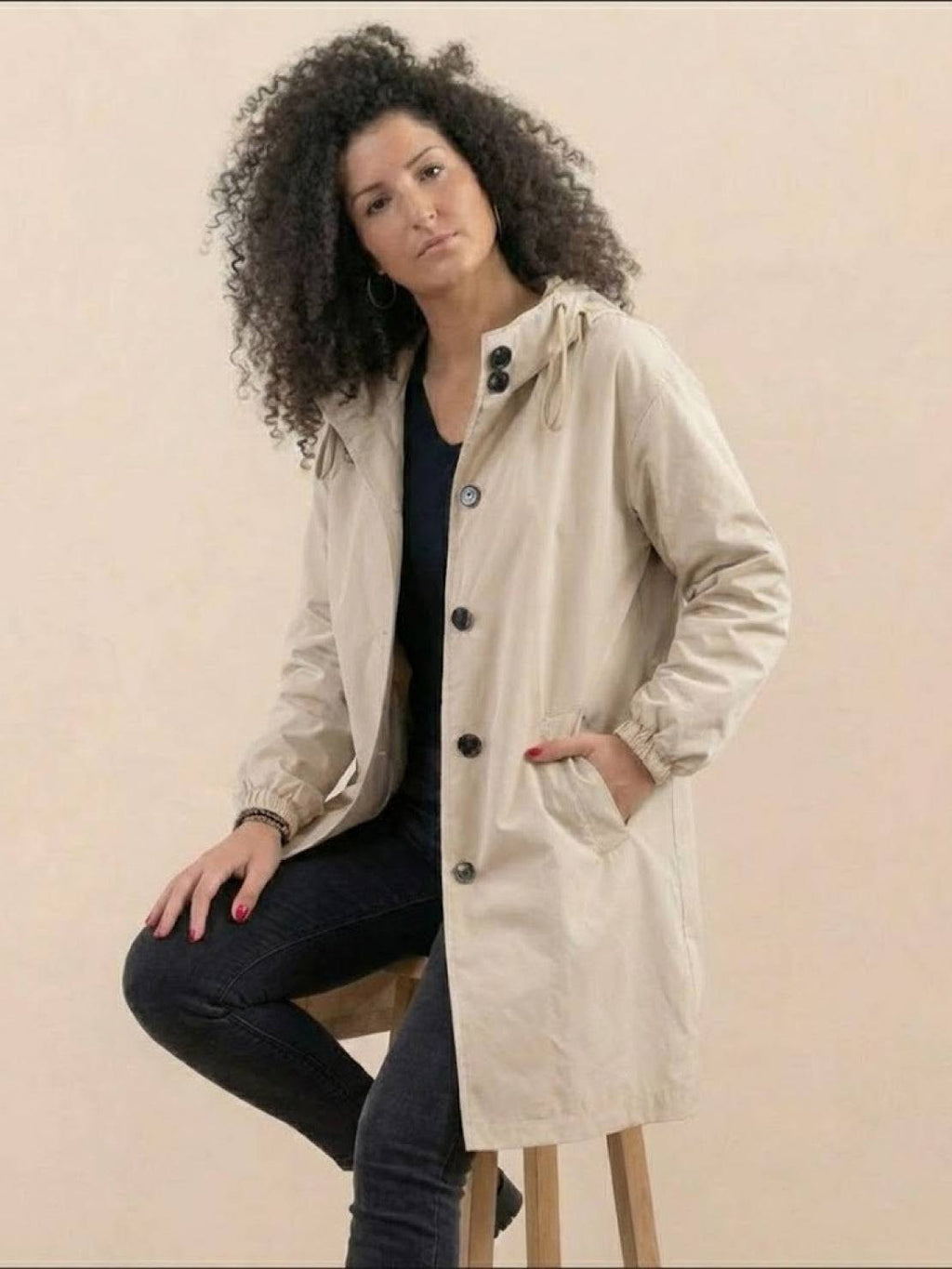 Kurtka Przeciwdeszczowa Rain Couture - Modna, Oversized i Wodoodporna