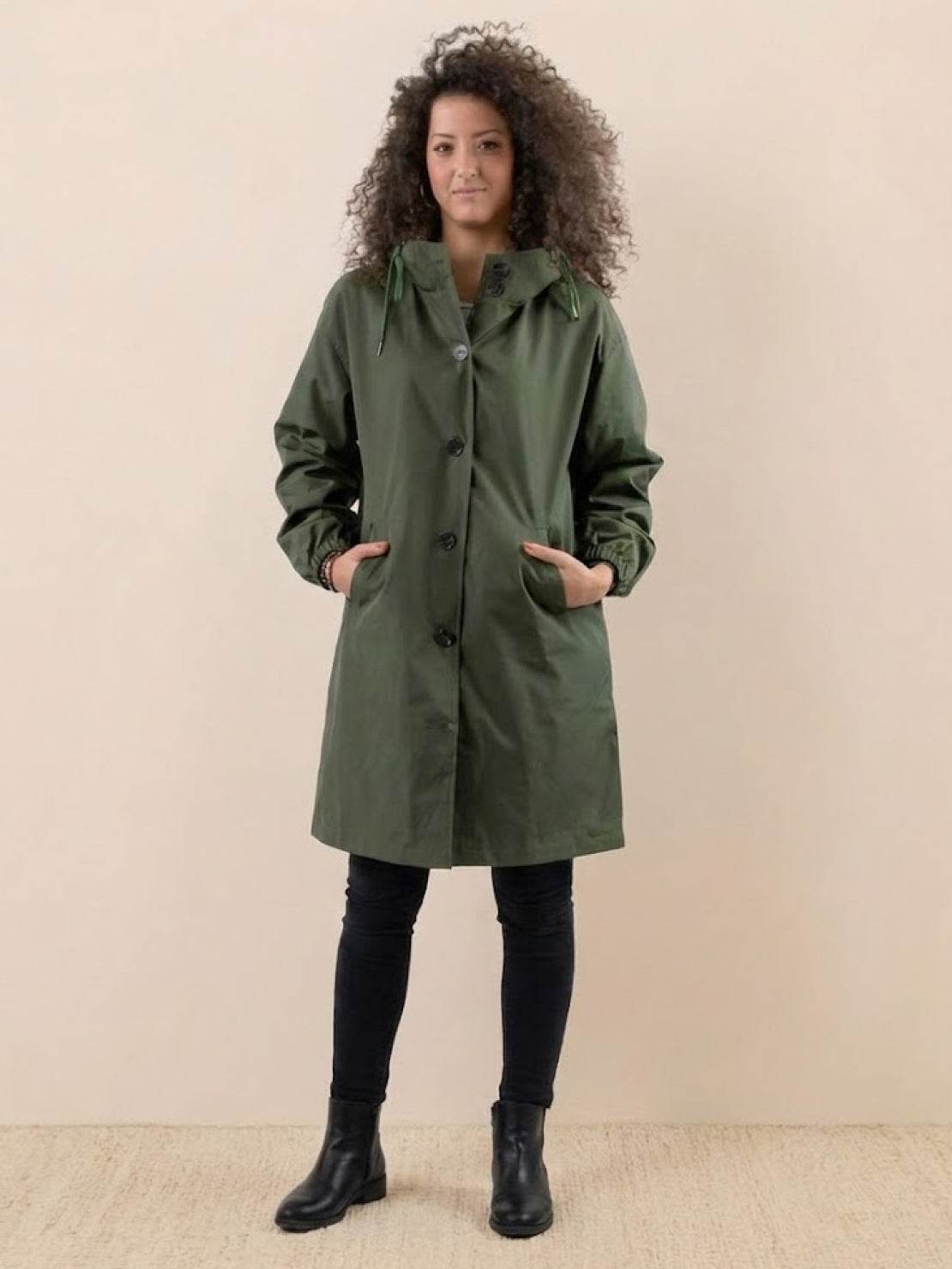 Kurtka Przeciwdeszczowa Rain Couture - Modna, Oversized i Wodoodporna
