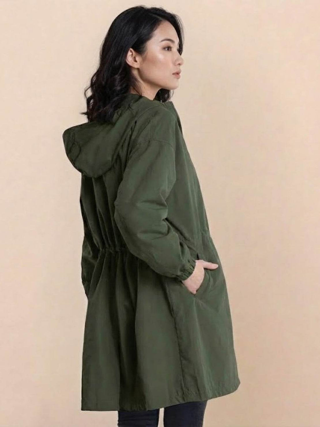 Kurtka Przeciwdeszczowa Rain Couture - Modna, Oversized i Wodoodporna