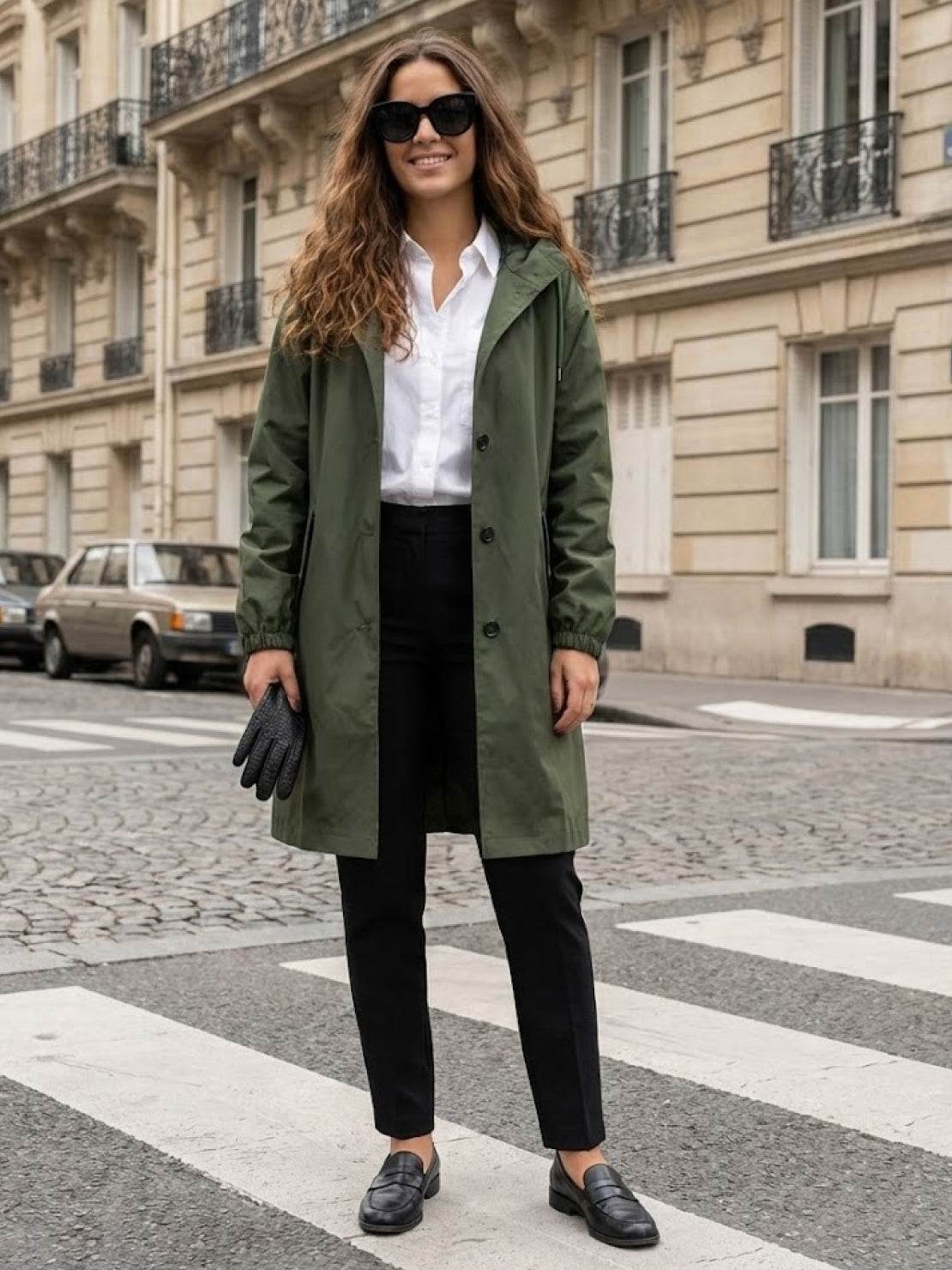 Kurtka Przeciwdeszczowa Rain Couture - Modna, Oversized i Wodoodporna