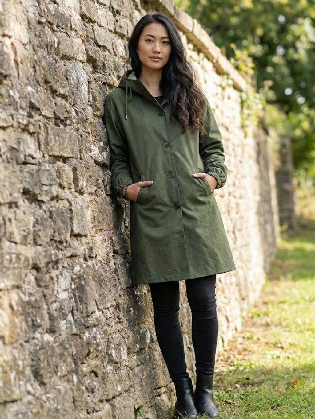 Kurtka Przeciwdeszczowa Rain Couture - Modna, Oversized i Wodoodporna