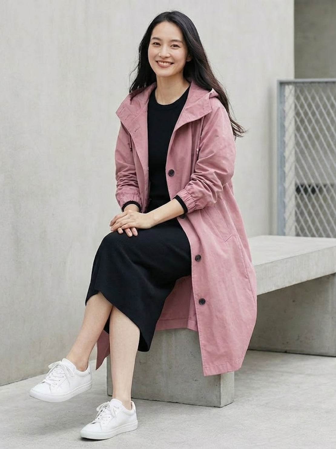 Kurtka Przeciwdeszczowa Rain Couture - Modna, Oversized i Wodoodporna