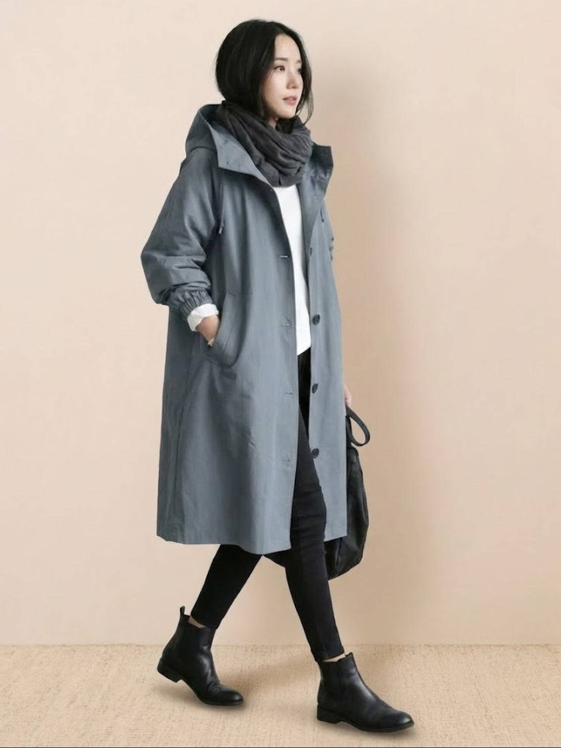 Kurtka Przeciwdeszczowa Rain Couture - Modna, Oversized i Wodoodporna