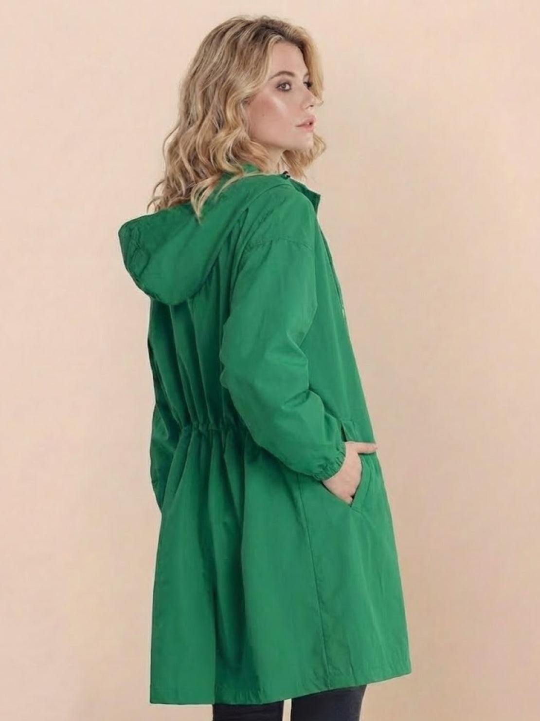 Kurtka Przeciwdeszczowa Rain Couture - Modna, Oversized i Wodoodporna