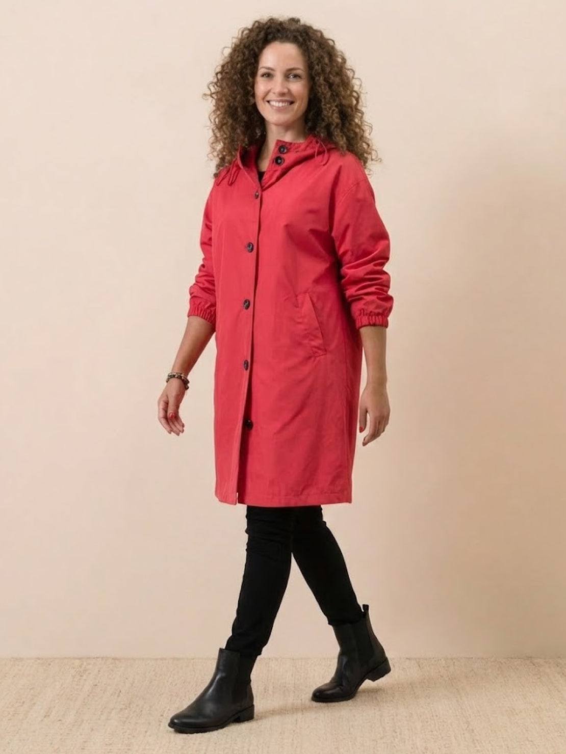 Kurtka Przeciwdeszczowa Rain Couture - Modna, Oversized i Wodoodporna