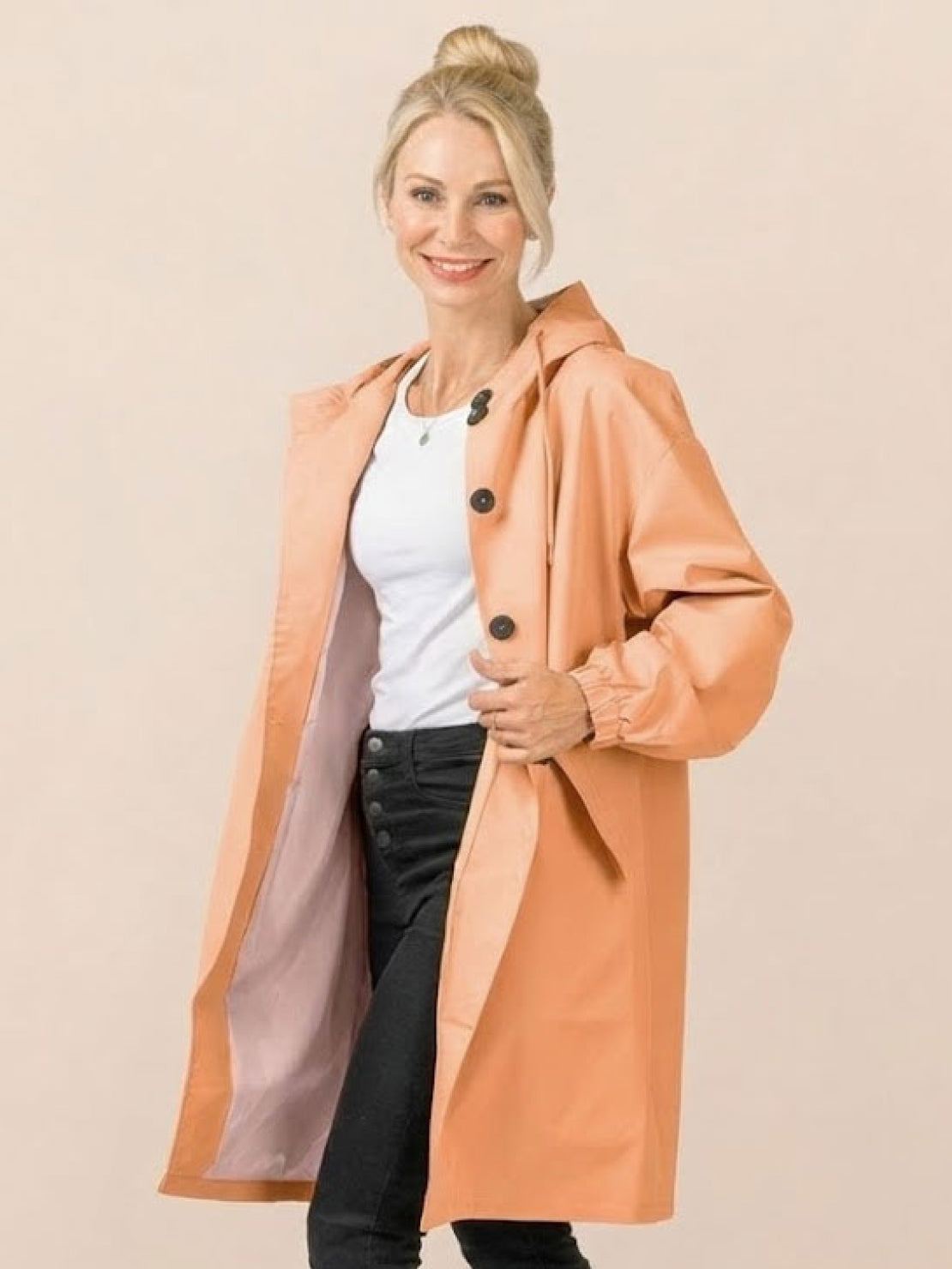 Kurtka Przeciwdeszczowa Rain Couture - Modna, Oversized i Wodoodporna