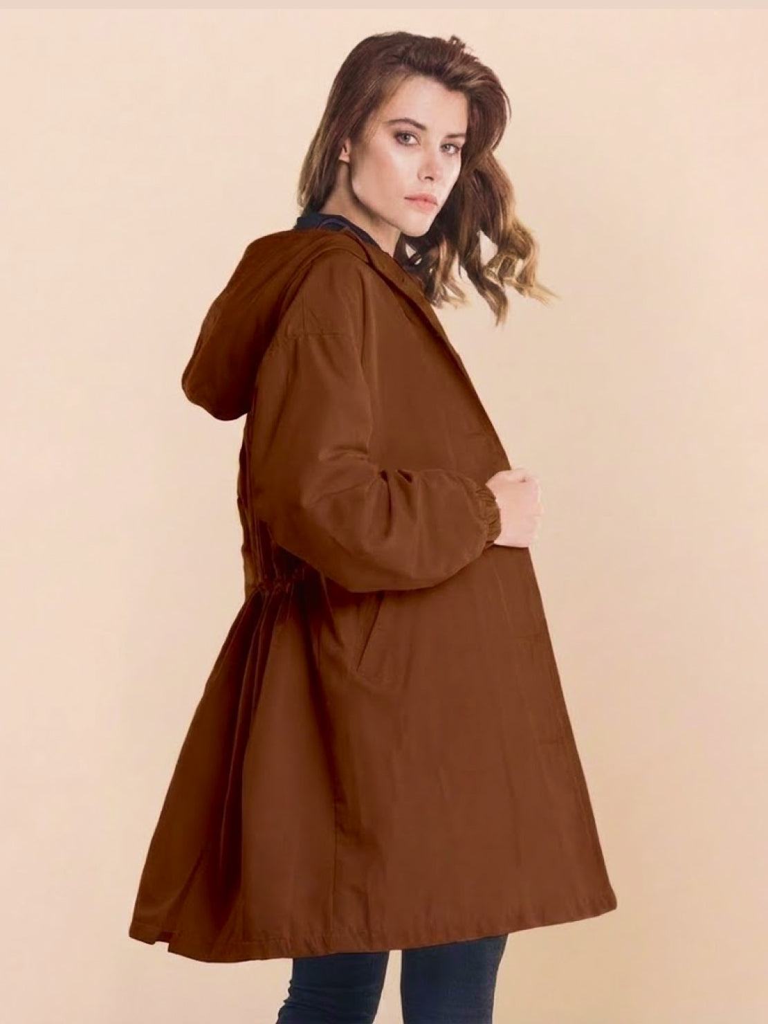 Kurtka Przeciwdeszczowa Rain Couture - Modna, Oversized i Wodoodporna